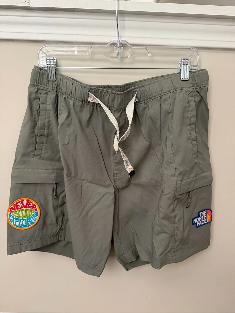 The North Face Men's Olive Green Utility Shorts